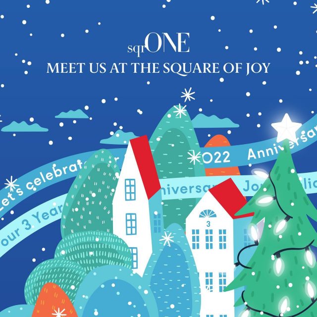 Tidy up your scarves! It's time to return the spark of Christmas and encapsulate the feeling of holidays! ✨
"Meet Us at The Square of Joy" and celebrate 3 years of invincible imagination. Sit tight and venture on the many creative journeys yet to come.

Happy Holidays and Joyful 2022! — www.sqrone.mk